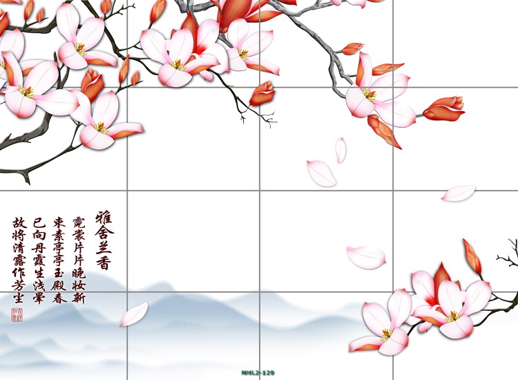 Hoa ngọc lan 3D MHL2-129